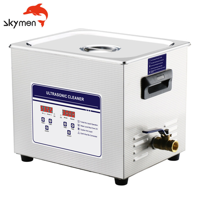 Skymen ultrassônicos que limpam líquidos de limpeza ultrassônicos das peças do equipamento 15L com o Degass